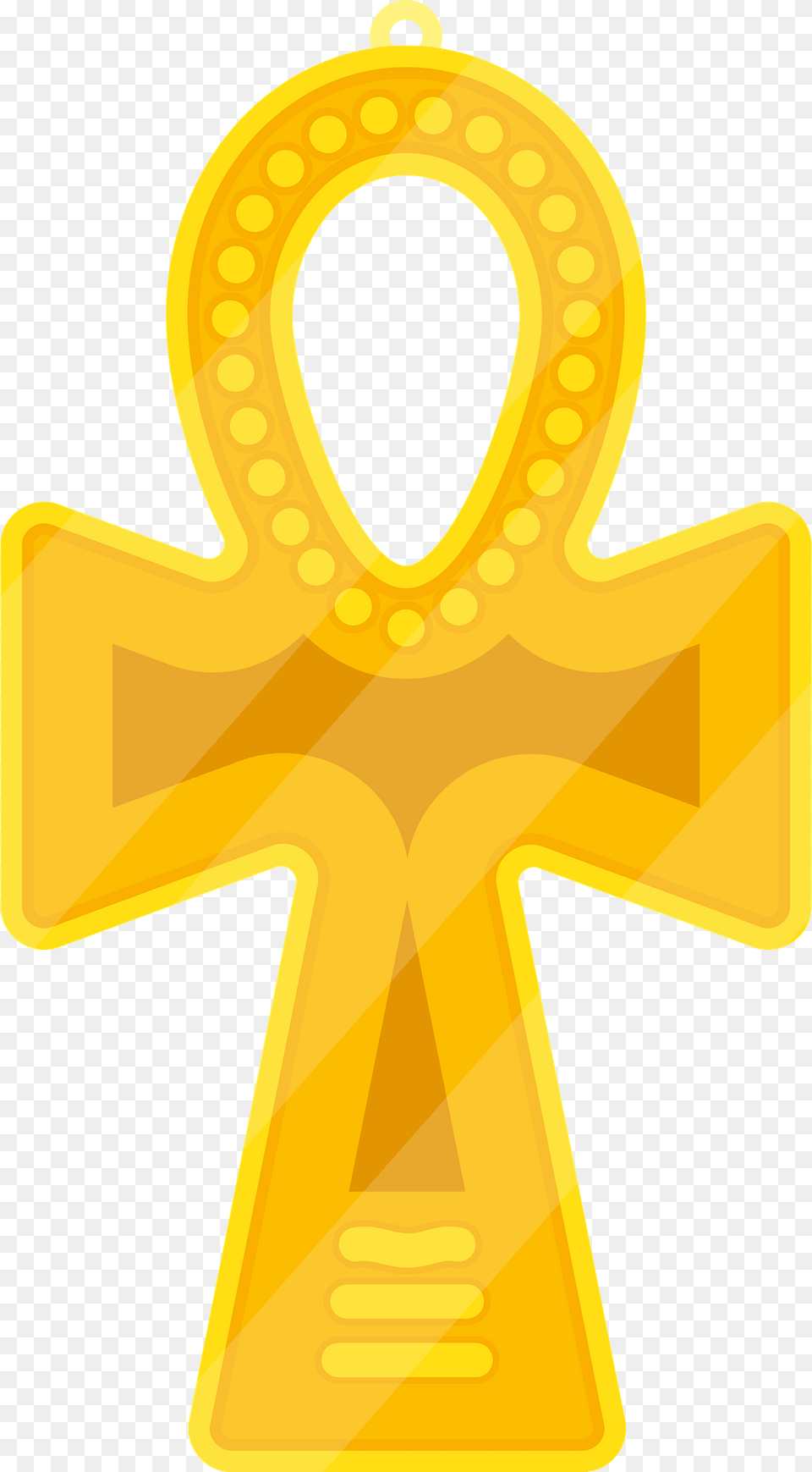 Symbol Of Life Clipart, Cross, Gold Free Transparent Png