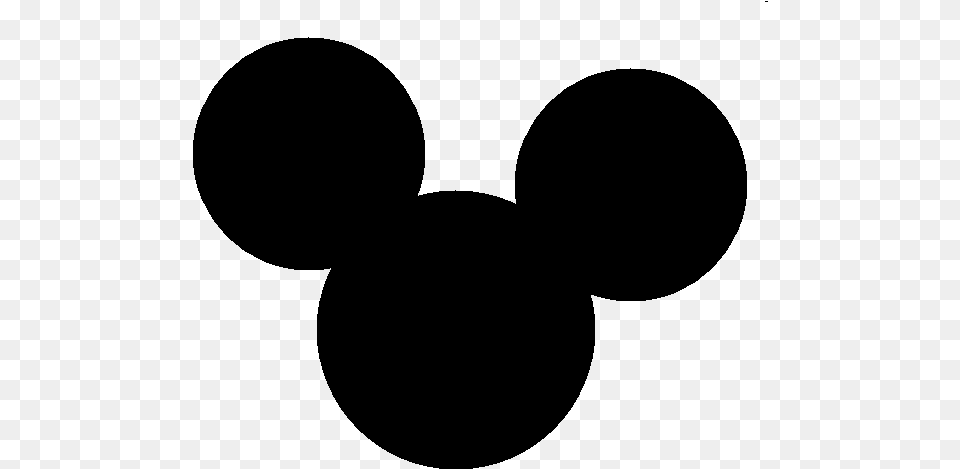 Symbol Of Mickey Mouse, Gray Free Png