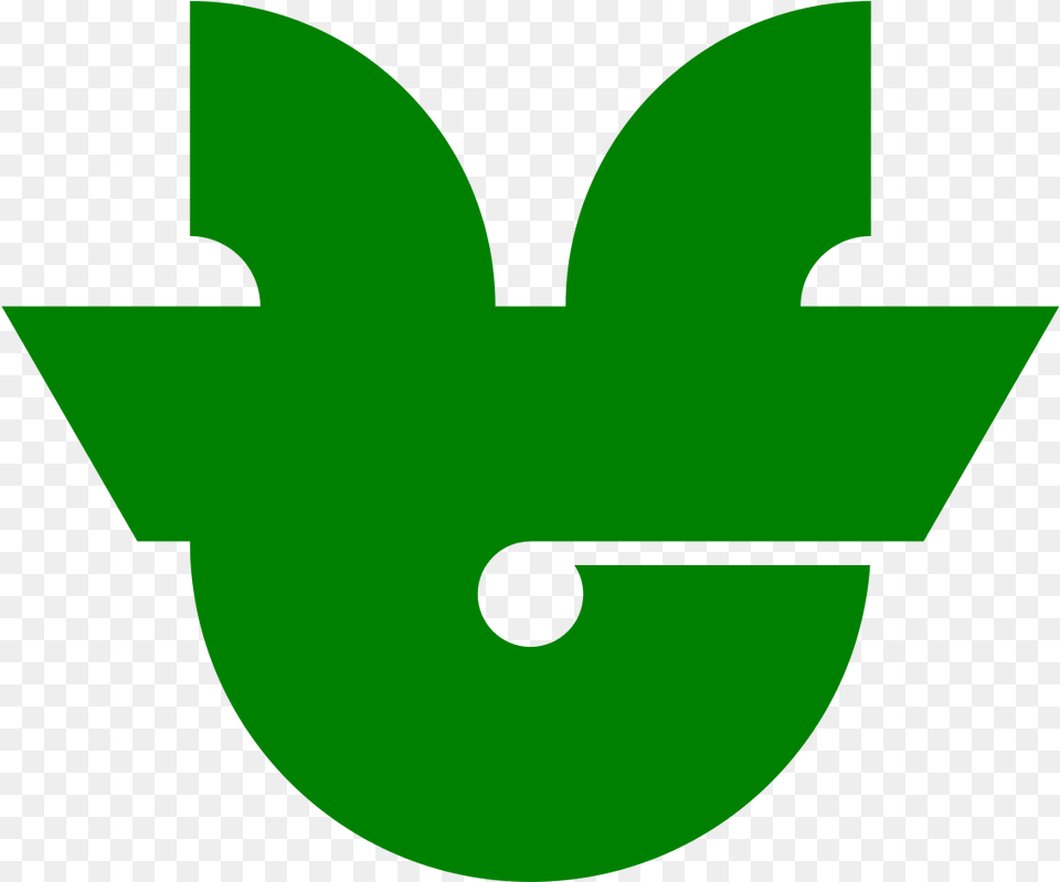 Symbol Of Soma Fukushima, Green, Logo Free Png Download