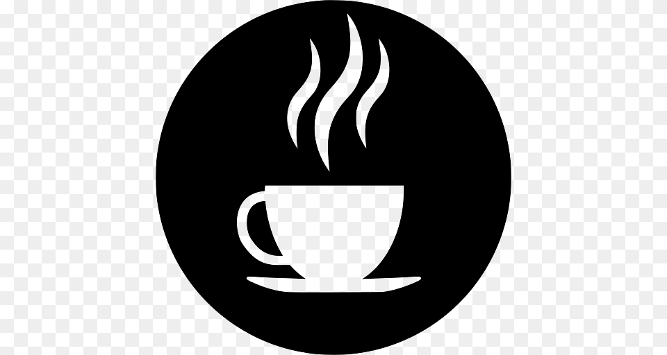 Symbol Of Steaming Cup Of Coffee, Beverage, Coffee Cup, Saucer Png