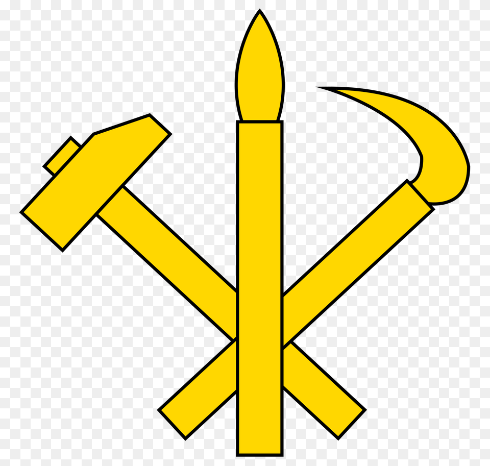 Symbol Of The Workers Party Of Korea, Electronics, Hardware, Weapon, Cross Png Image