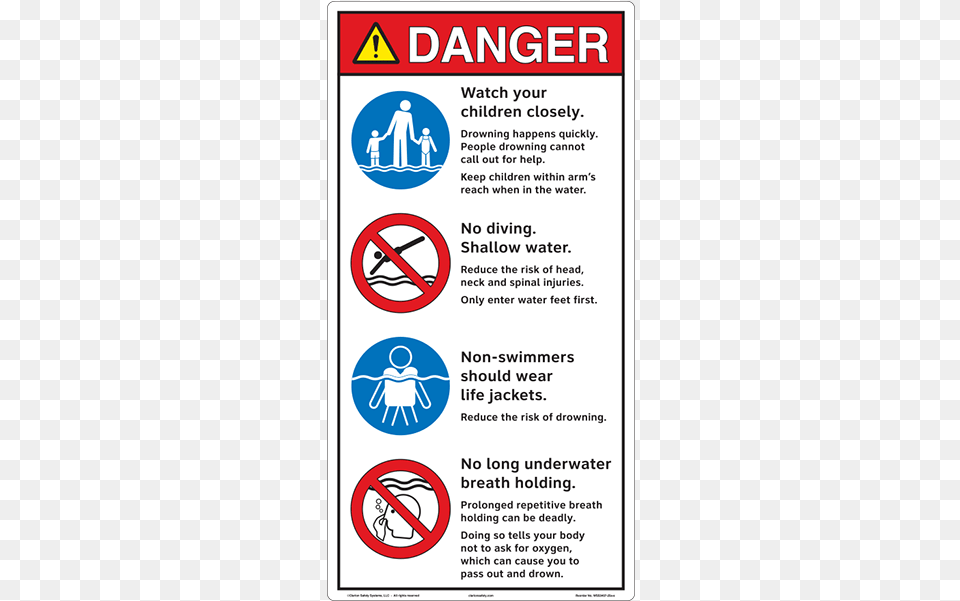 Symbol Pool Entrance Indoor Safety Sign 19 In X 10 Pool Rules Sign, Advertisement, Poster, Text Png