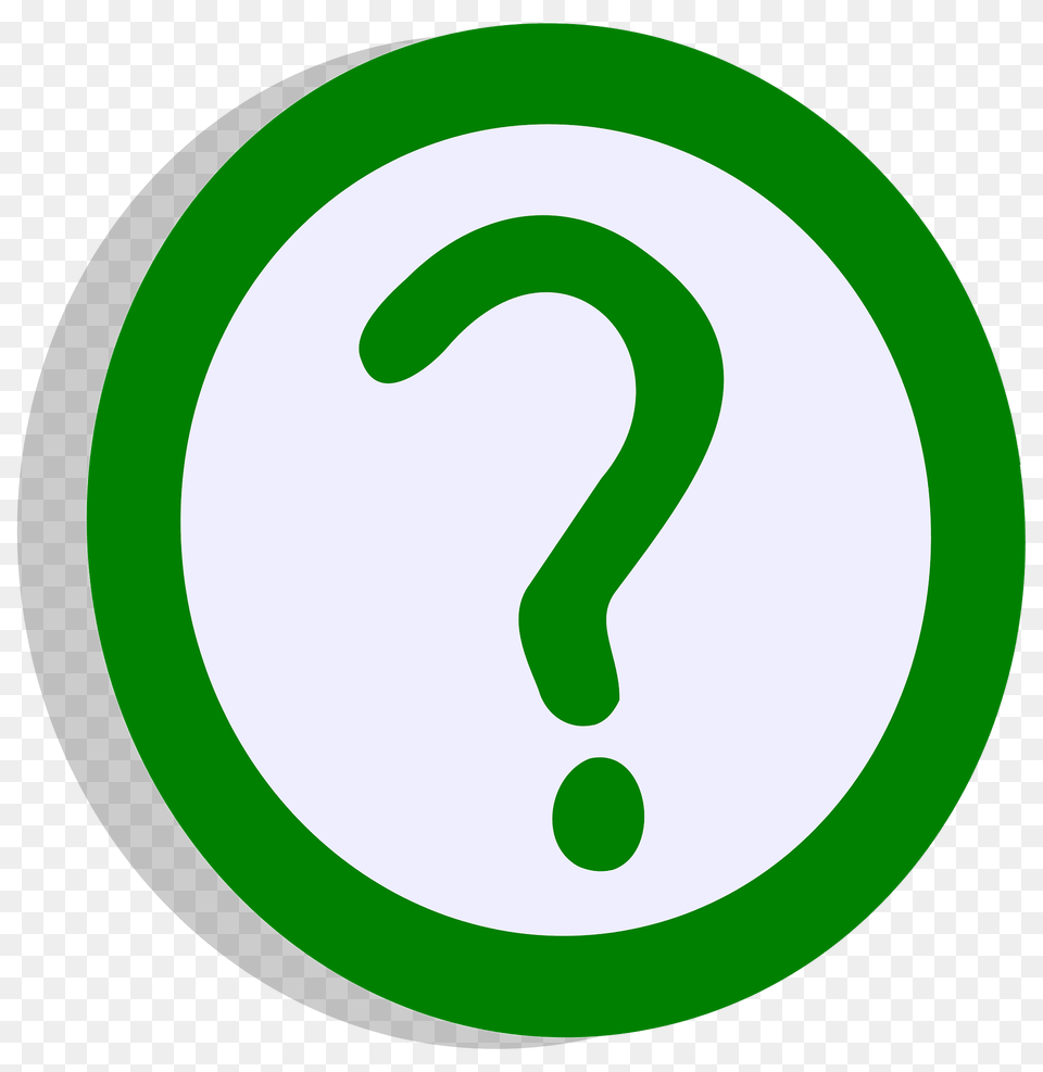 Symbol Question Green Clipart, Number, Text Png