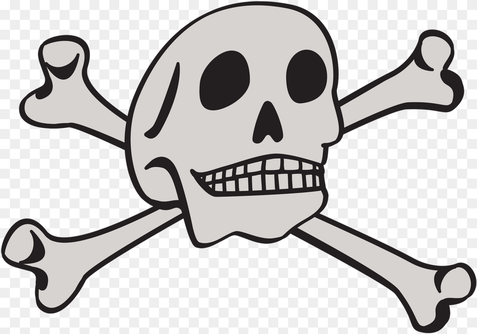 Symbol Skull And Crossbones Danger Royalty Free Clip Ballyvaughan, Person, Pirate, Stencil, Animal Png