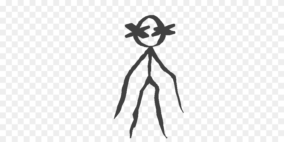 Symbol Slenderman Representation, Stencil, Person Free Png