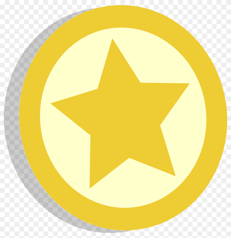 Symbol Star Gold Clipart, Star Symbol, Disk Png Image