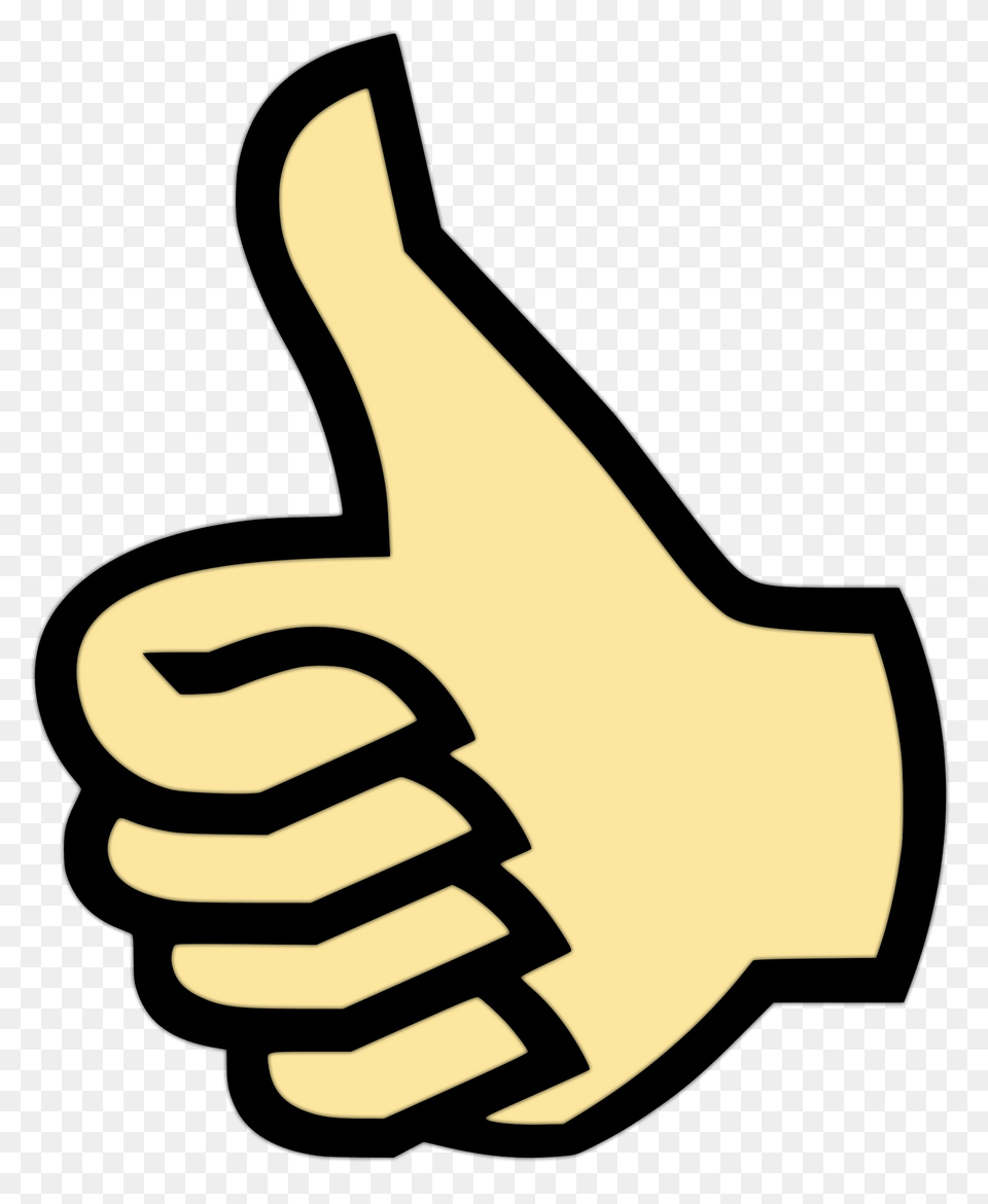 Symbol Thumbs Up Color Clipart, Body Part, Finger, Hand, Person Free Png Download
