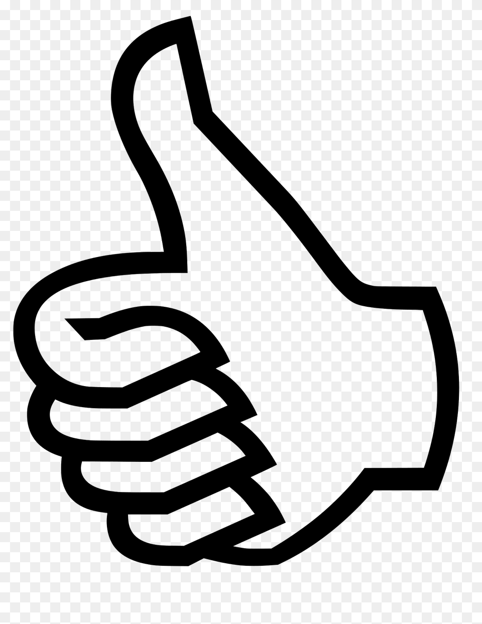 Symbol Thumbs Up Silhouette, Body Part, Finger, Hand, Person Png Image