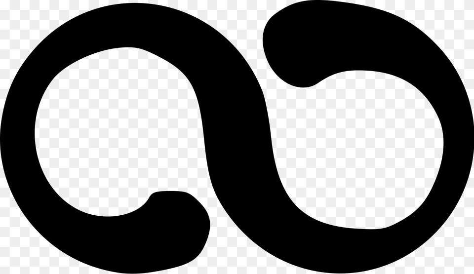 Symbol Used By Euler To Denote Infinity Infinity Sign, Gray Free Png