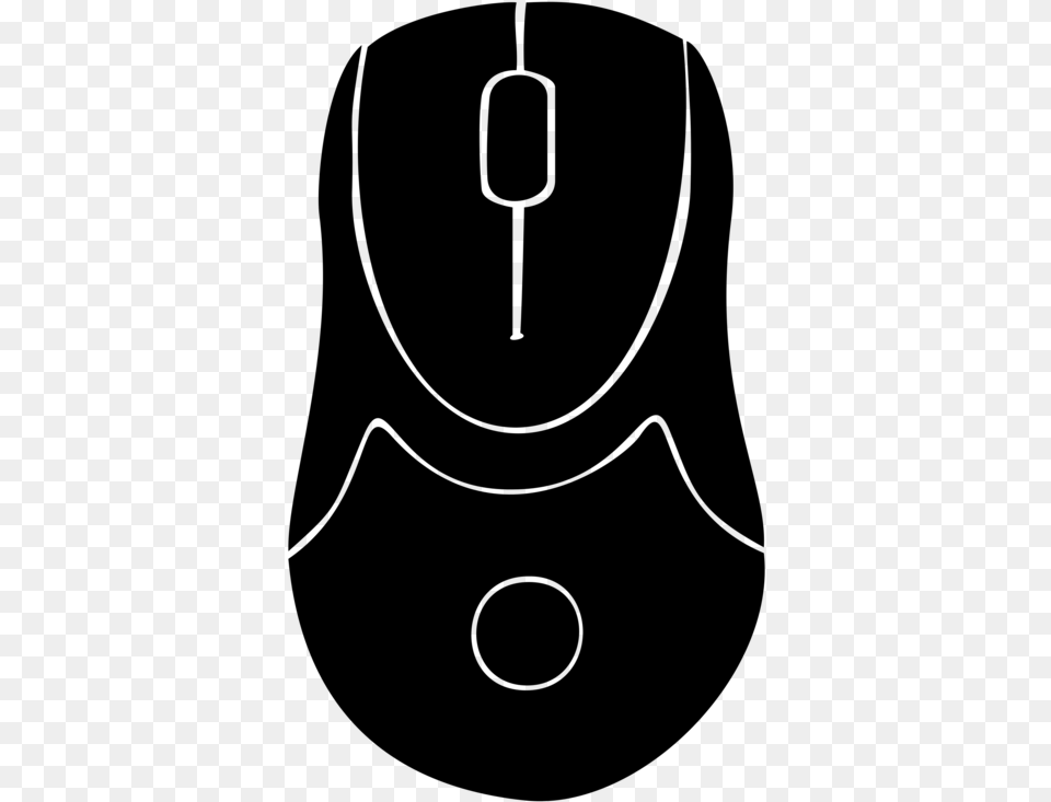 Symbolcircleblack Computer Mouse Clipart, Gray Png Image
