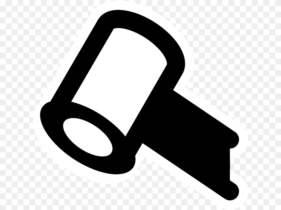 Symbolcomputer Iconsgavel Marteau Icone, Stencil Free Transparent Png