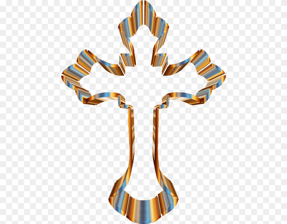 Symbolcrosssymmetry Silver Cross Crucifix Clipart, Symbol Png