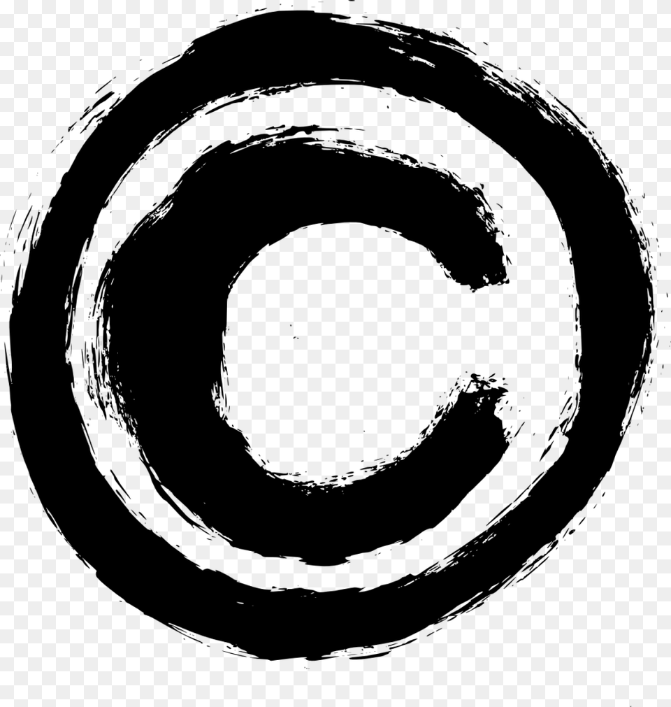 Symbole Copyright Fond Transparent, Gray Png