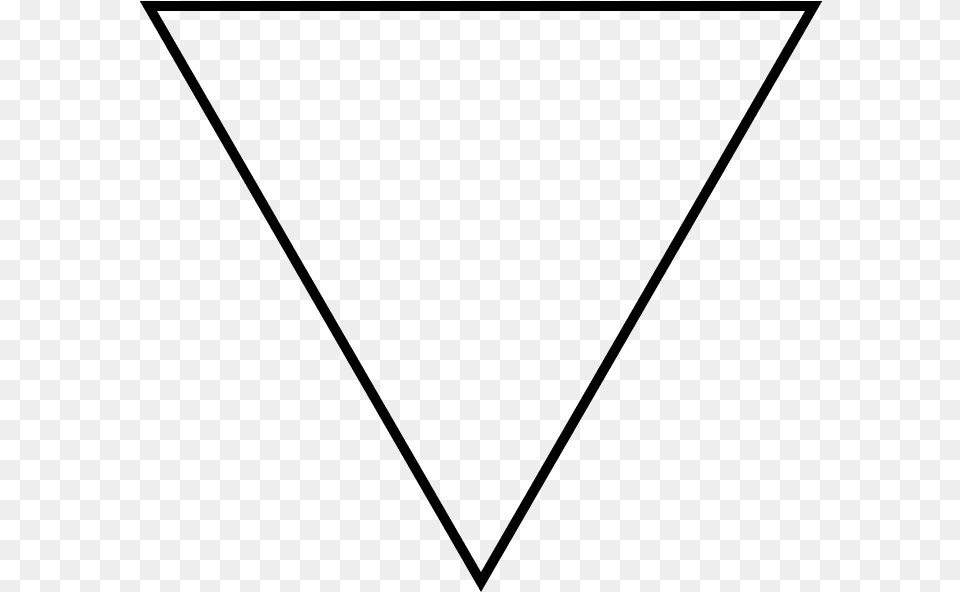 Symbole Triangle Invers, Gray Free Transparent Png
