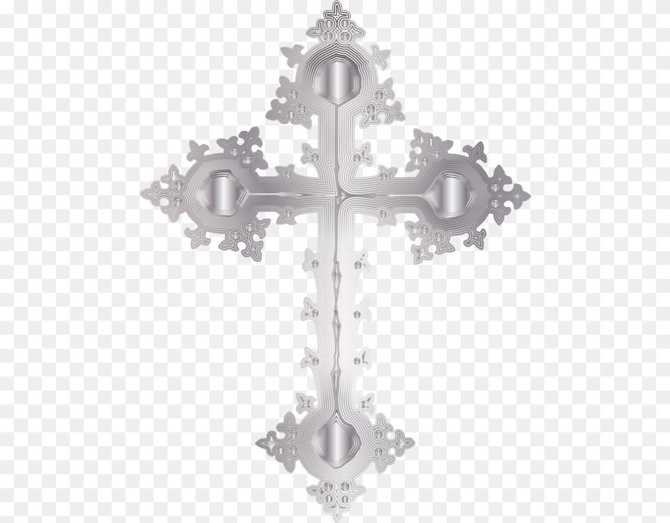 Symbolreligious Itemcross Cross Clipart Cross No Background Silver, Symbol Free Png