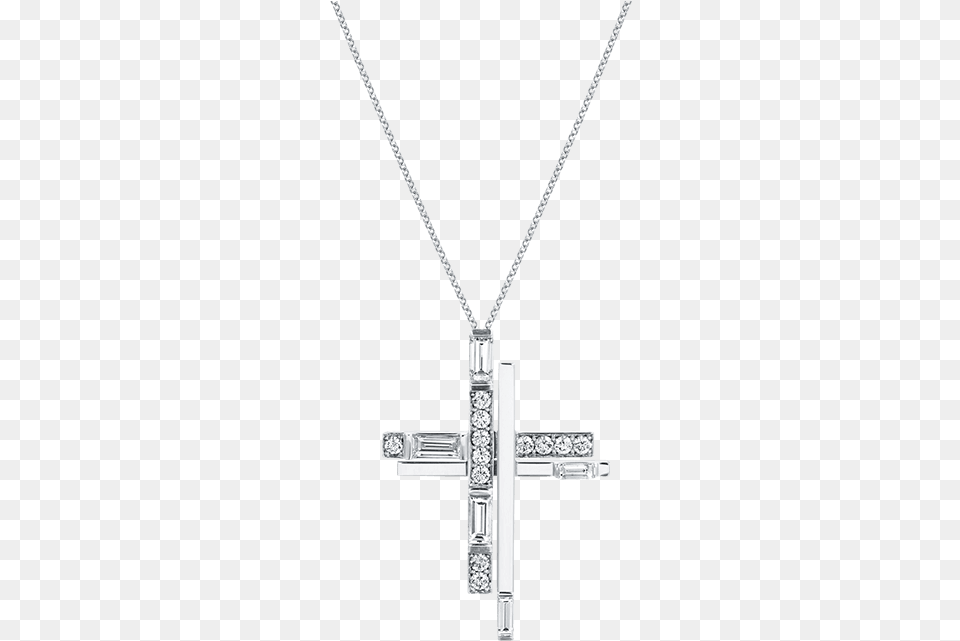 Symbols By Harry Winston Diamond Cross Pendant Pendant, Accessories, Jewelry, Necklace, Gemstone Free Png Download