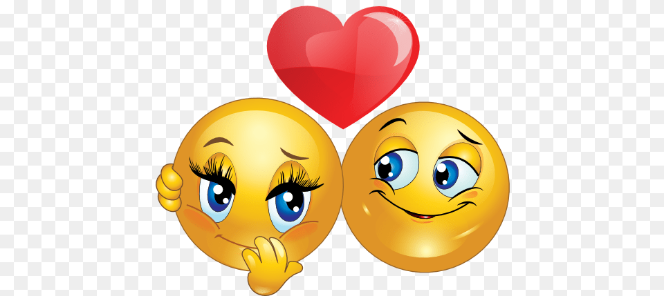 Symbols Emoticons Love Smiley, Balloon, Face, Head, Person Png Image