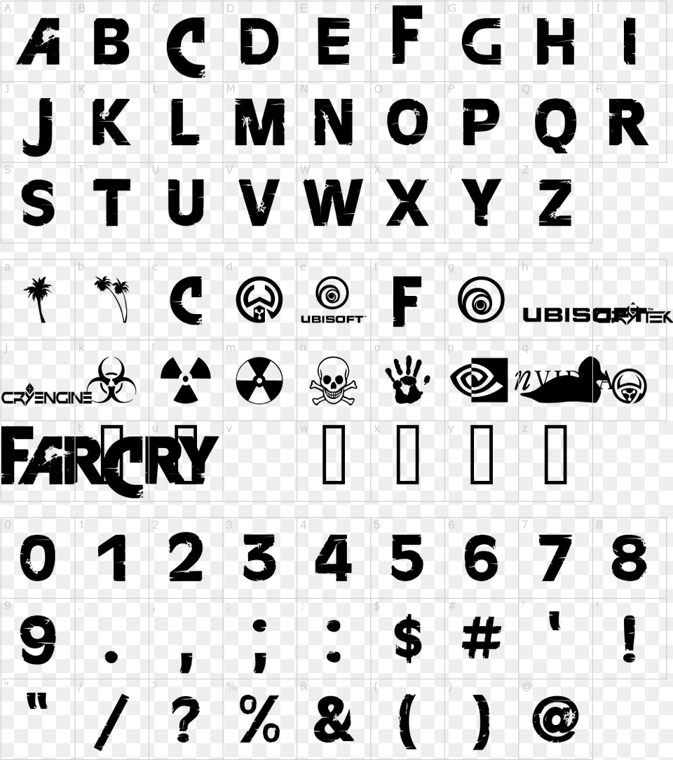 Symbols Far Cry, Text, Architecture, Building, Alphabet Free Transparent Png