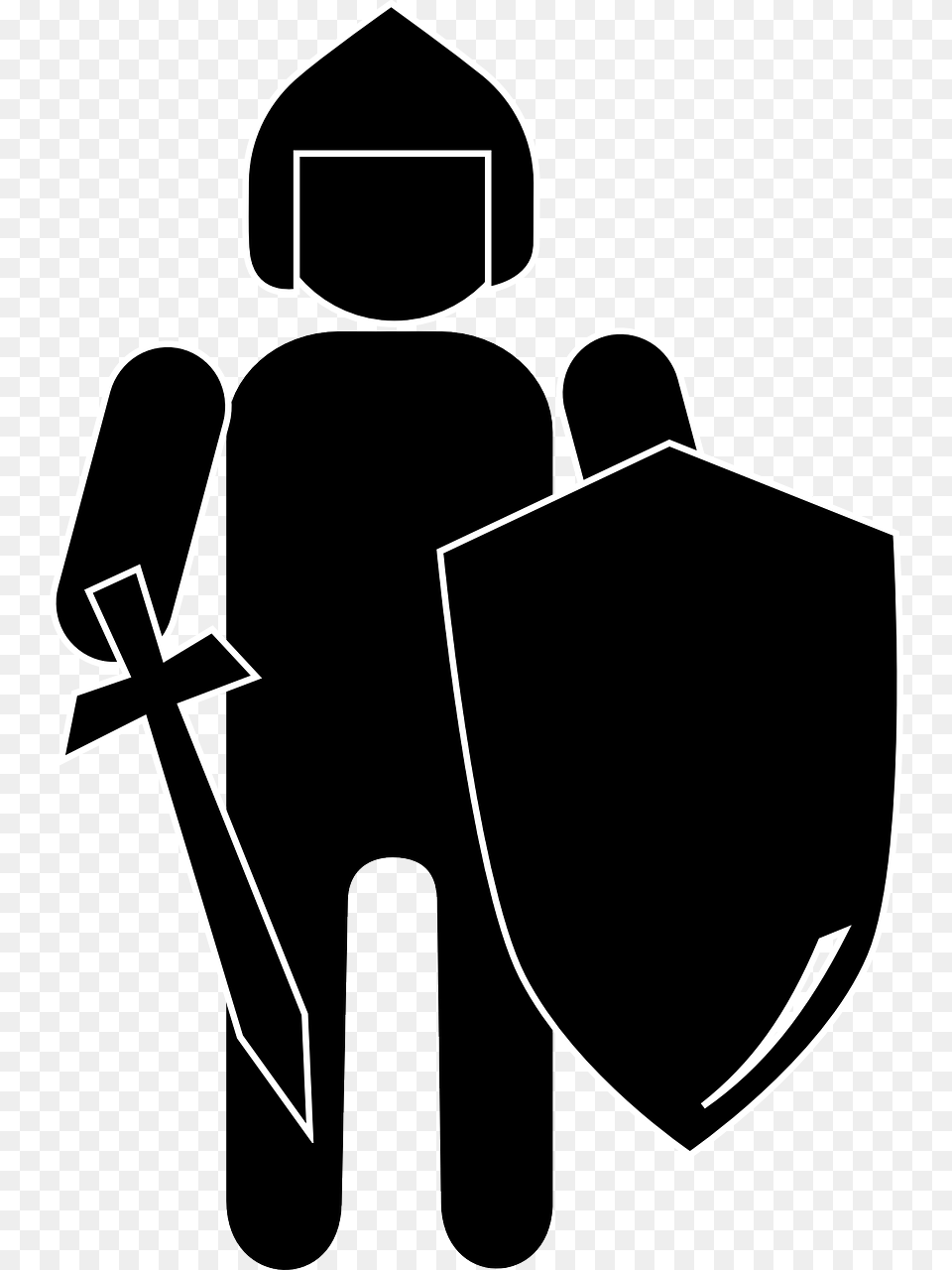 Symbols Of Middle Ages, Stencil, Armor Png Image