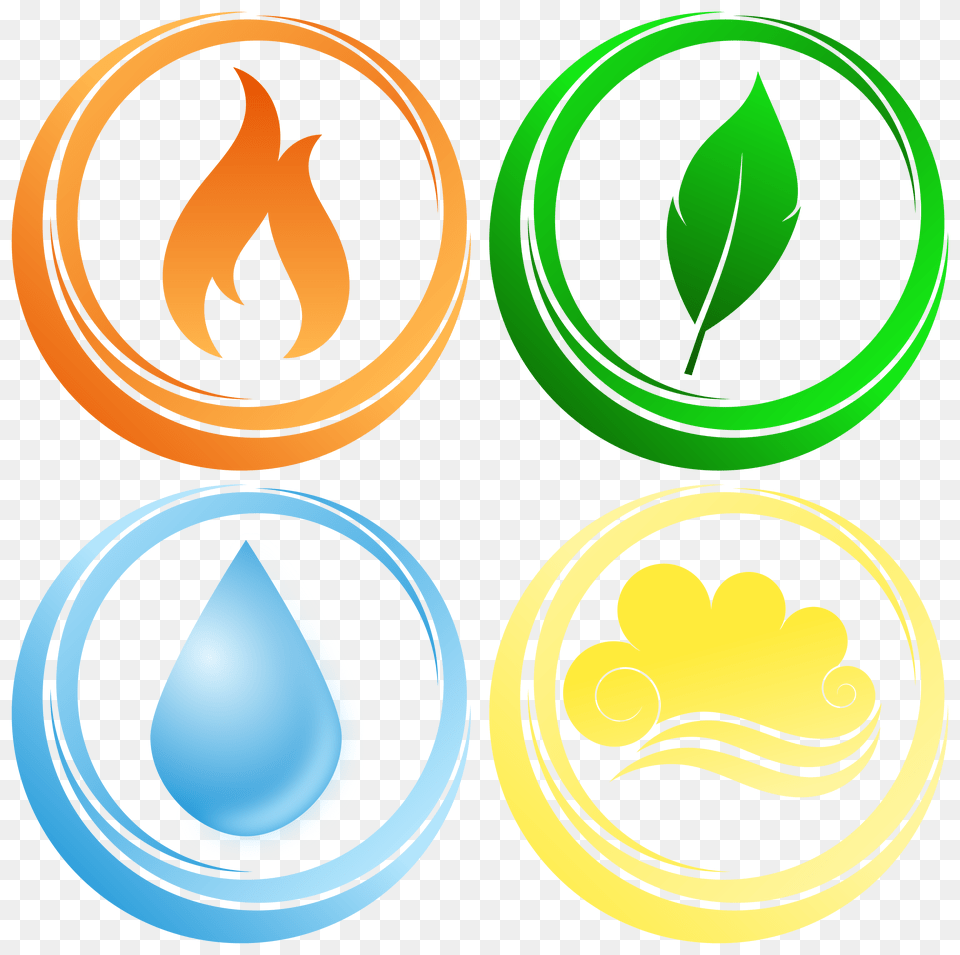 Symbols Of The Four Elements Icons, Leaf, Plant, Logo, Light Free Png