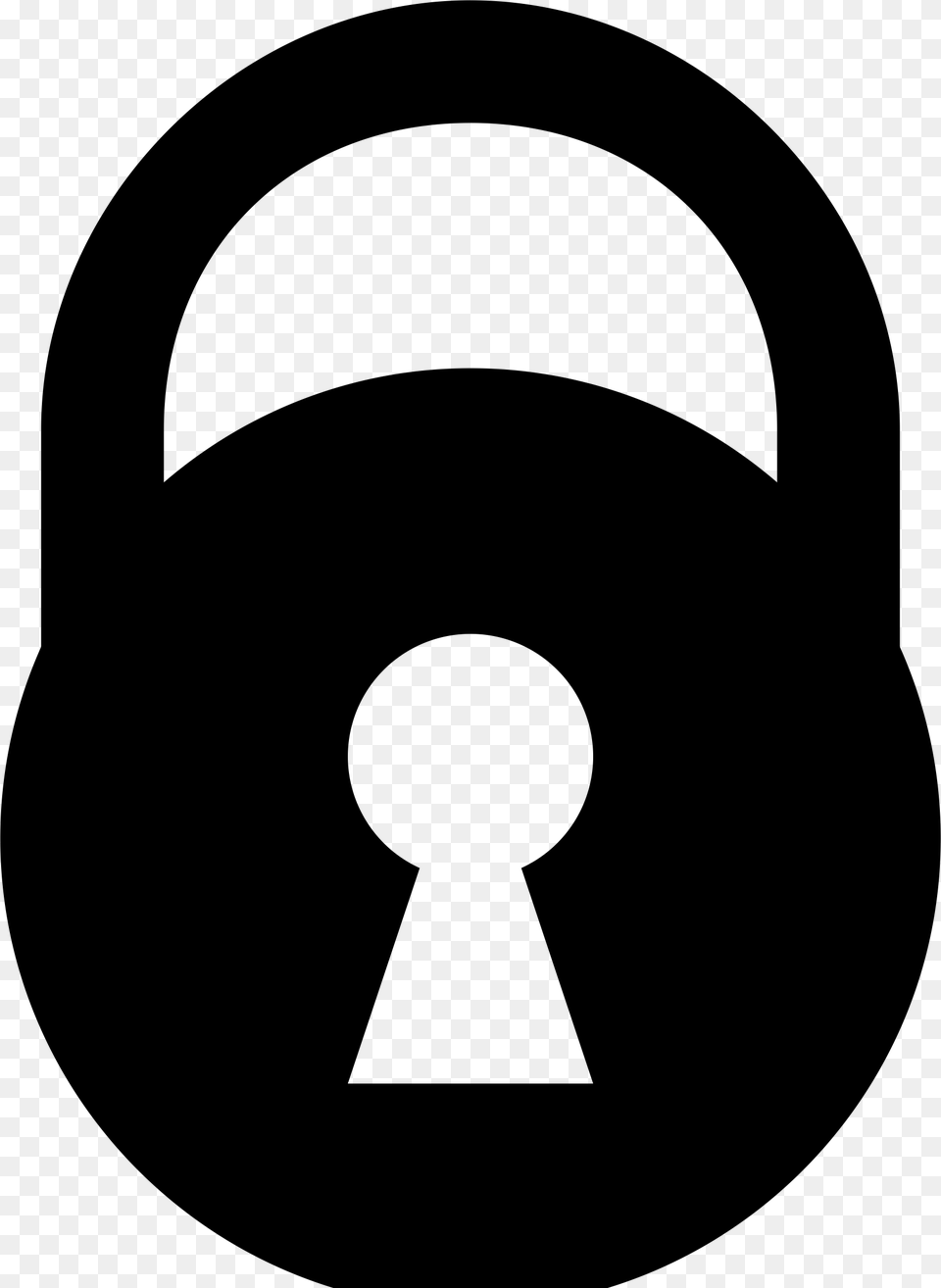 Symbolweightscircle Padlock Clipart, Gray Png Image