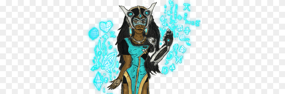 Symmetra Projects Photos Videos Logos Illustrations And Demon, Art, Adult, Person, Female Free Png