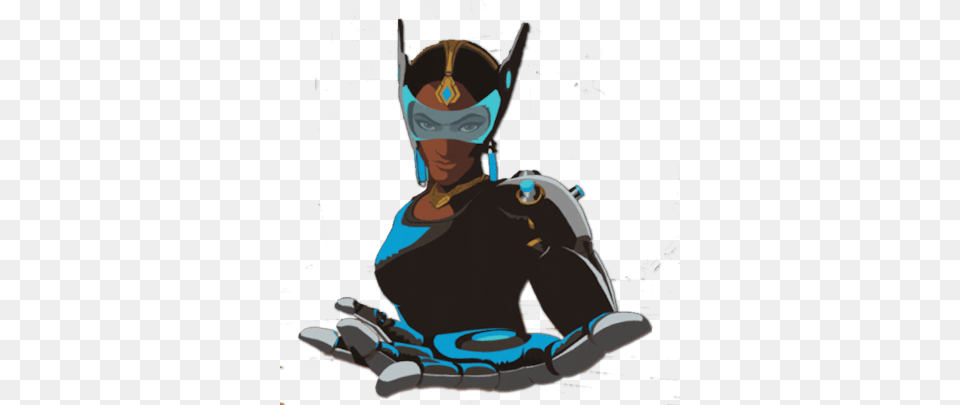Symmetras New Spray Is The Only One That Is Default Skin, Cartoon, Person, Face, Head Free Png Download