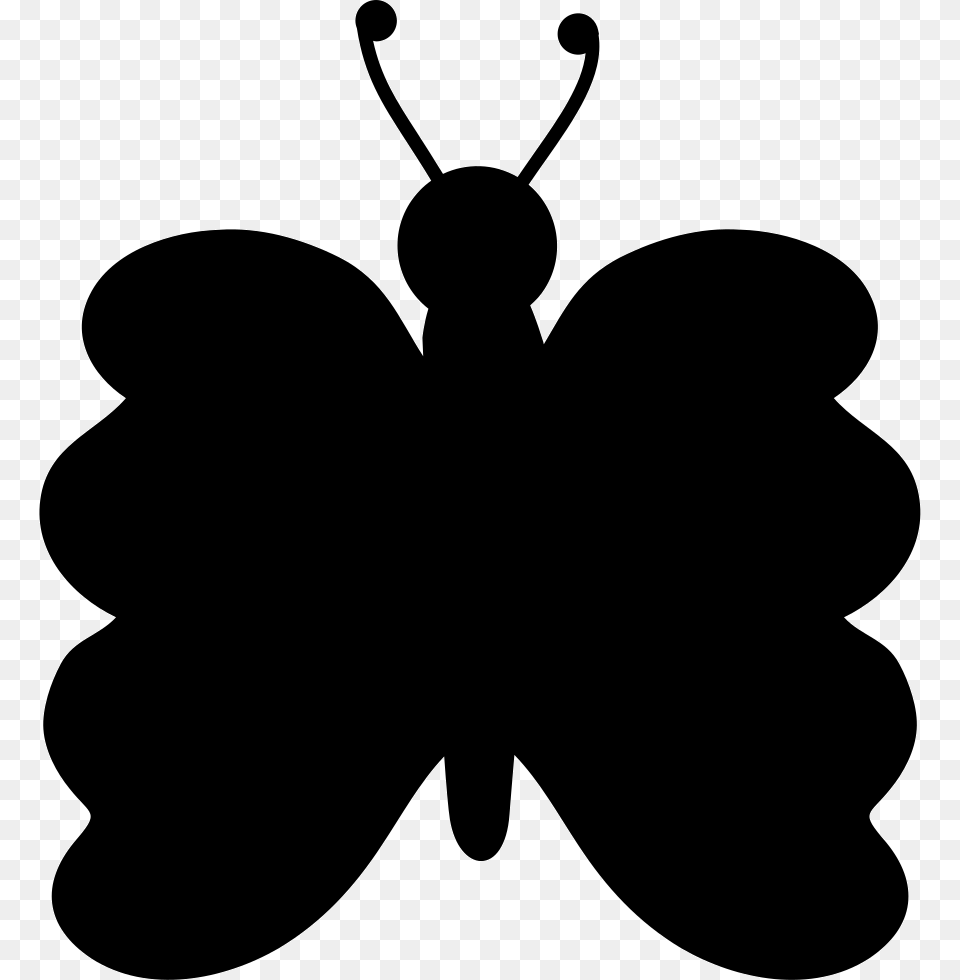 Symmetrical Butterfly Shape From Top View Icon, Silhouette, Stencil, Person Free Transparent Png