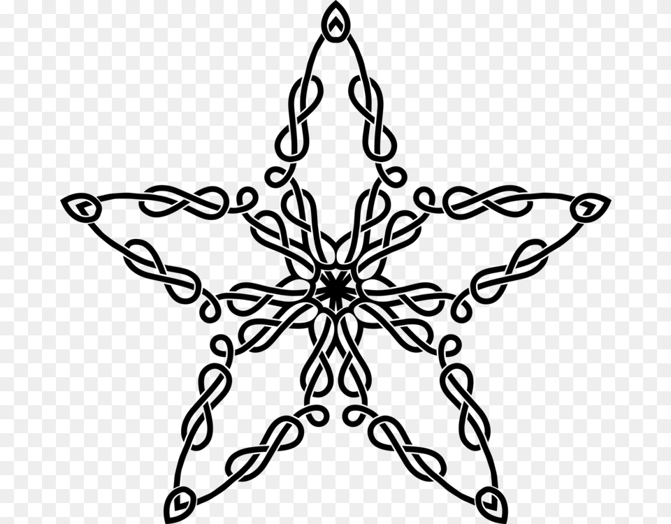 Symmetry Hexagonal Crystal Family Ornament Octagon, Gray Png