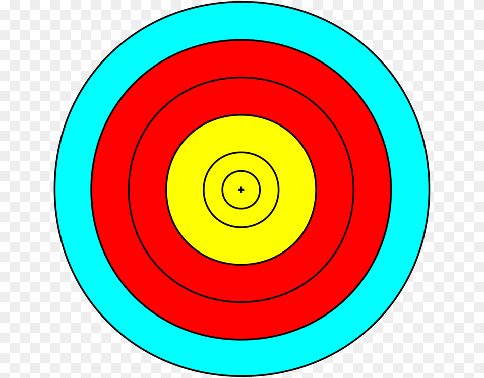 Symmetryareasymbol Archery Target Face, Disk, Bow, Weapon, Sport Free Png Download