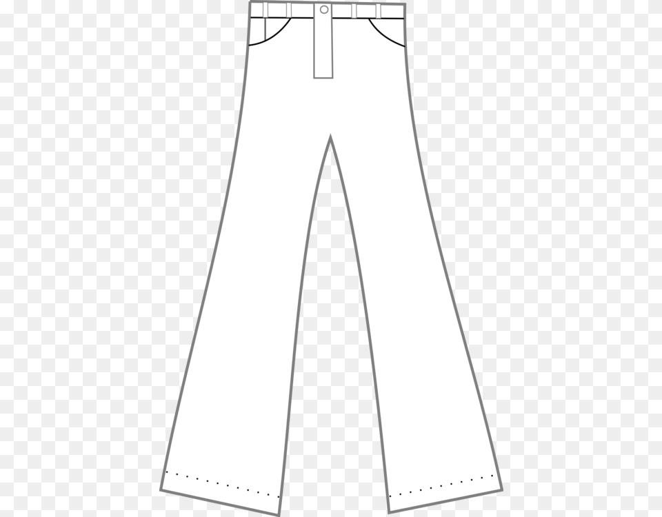Symmetrymonochrome Photographytext Girl Trousers Clipart Black And White, Clothing, Jeans, Pants Free Png Download