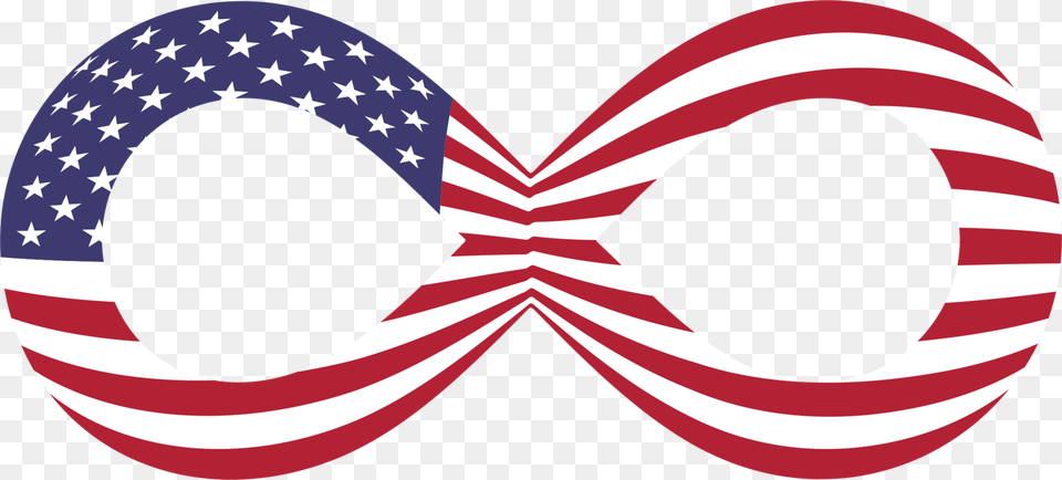 Symmetryveterans Dayflag Infinity Symbol Usa Flag, American Flag, Accessories Free Png Download
