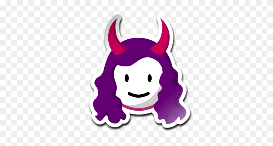 Sympathy For The Devil Just Dance Wiki Fandom Powered, Sticker, Purple, Face, Head Free Png Download