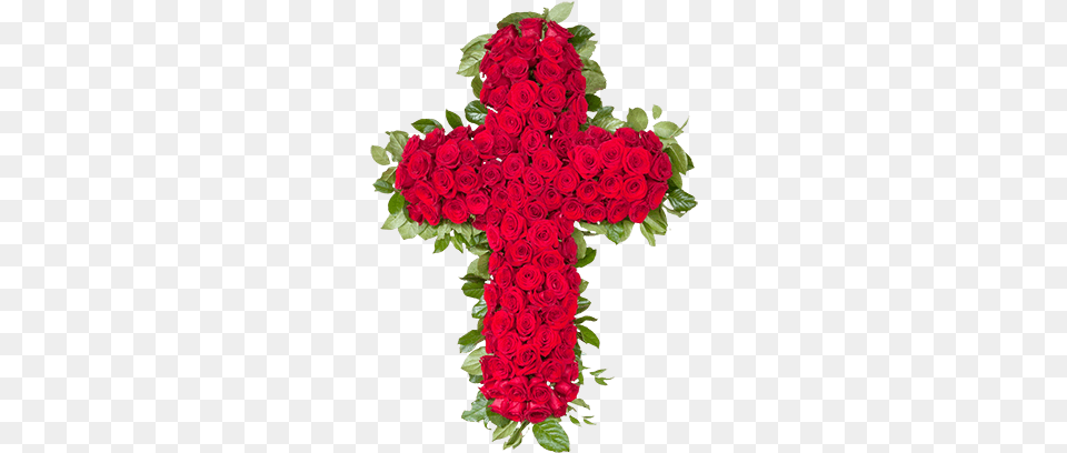Sympathy Standing Cross Spray Florist San Diego Bouquet, Art, Rose, Plant, Pattern Free Transparent Png