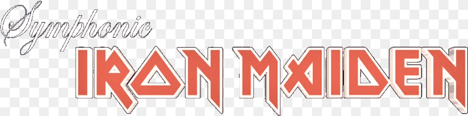 Symphonic Iron Maiden Iron Maiden, Text, Logo Png Image