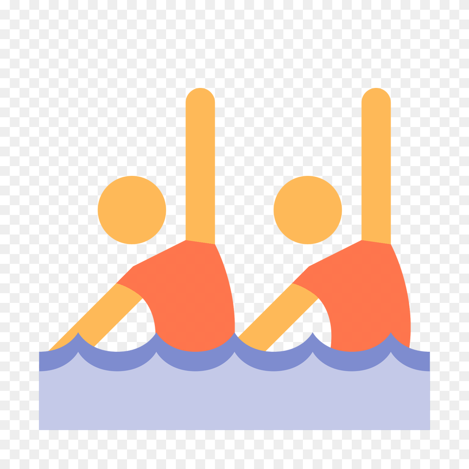 Synchronised Swimming Icon, People, Person, Oars Free Png Download