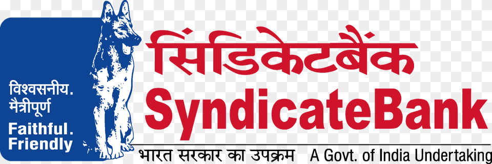 Syndicate Bank Logo, Text, Paper, Animal, Canine Free Png