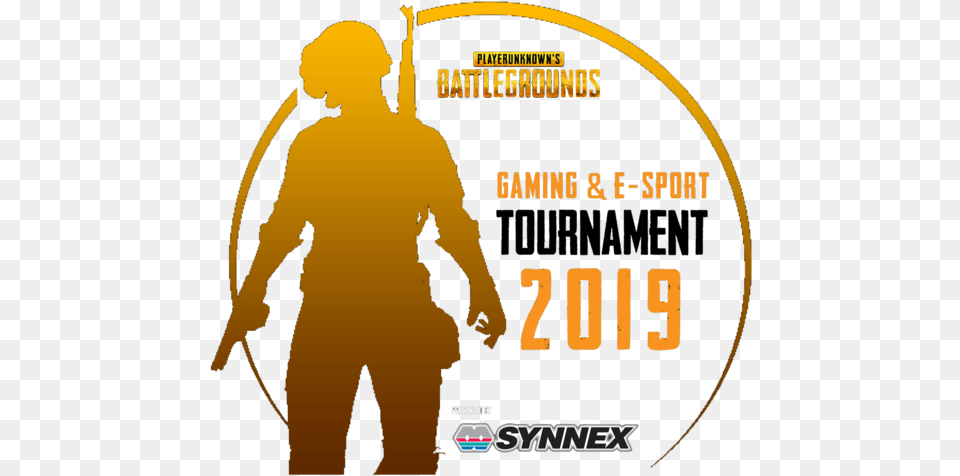 Synnex Gaming E Pubg Tournament Logo, Adult, Male, Man, Person Png Image