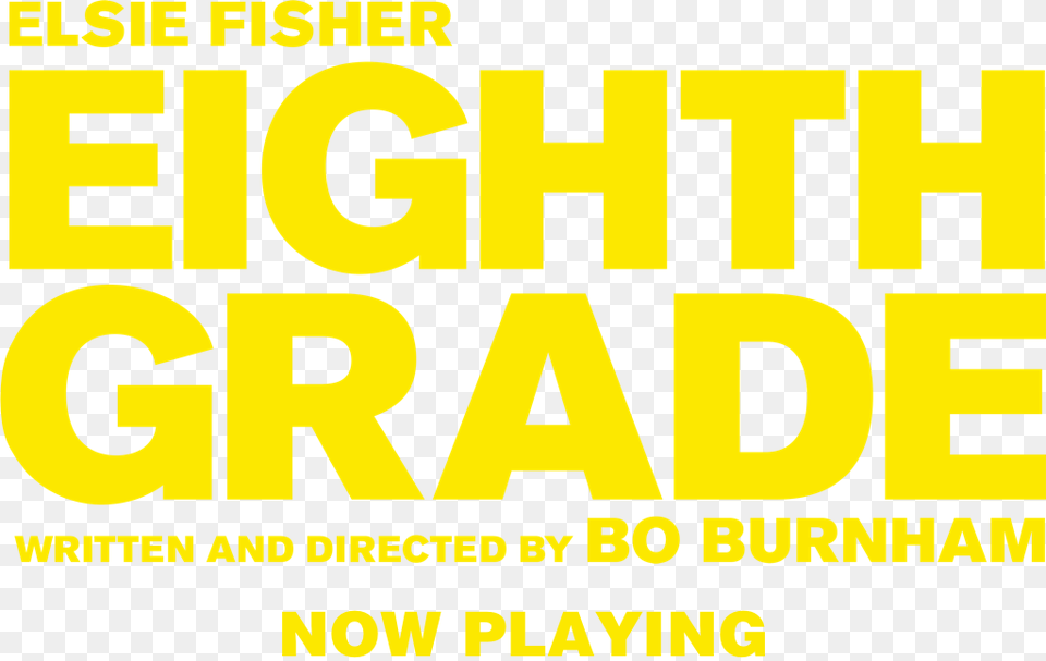 Synopsis Eighth Grade Movie Logo, Advertisement, Scoreboard, Poster, Text Free Png Download