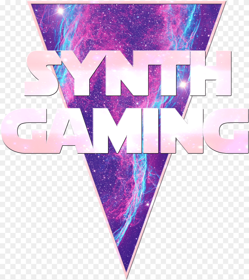Synth Gaming Twitch Logo Graphic Design, Purple, Art, Graphics, Cross Free Transparent Png