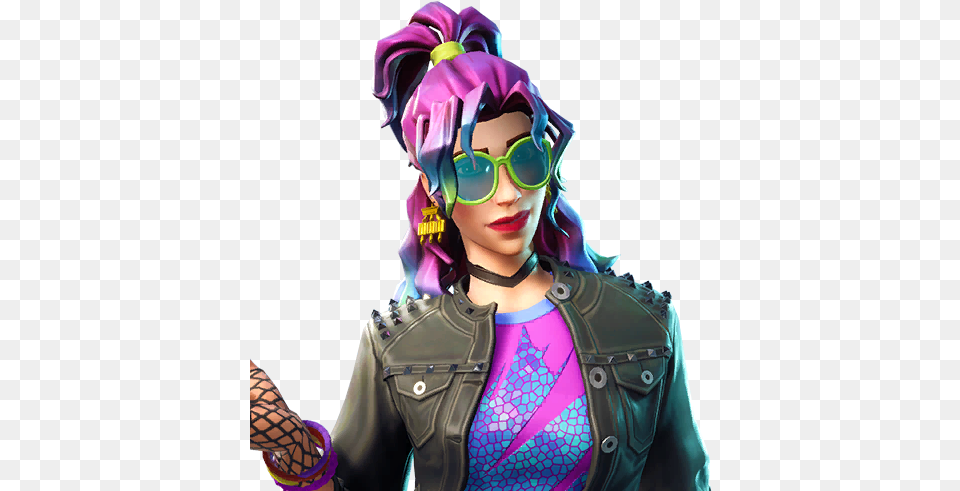 Synth Star Fortnite Breakbeat Wildcat, Clothing, Costume, Person, Woman Free Transparent Png