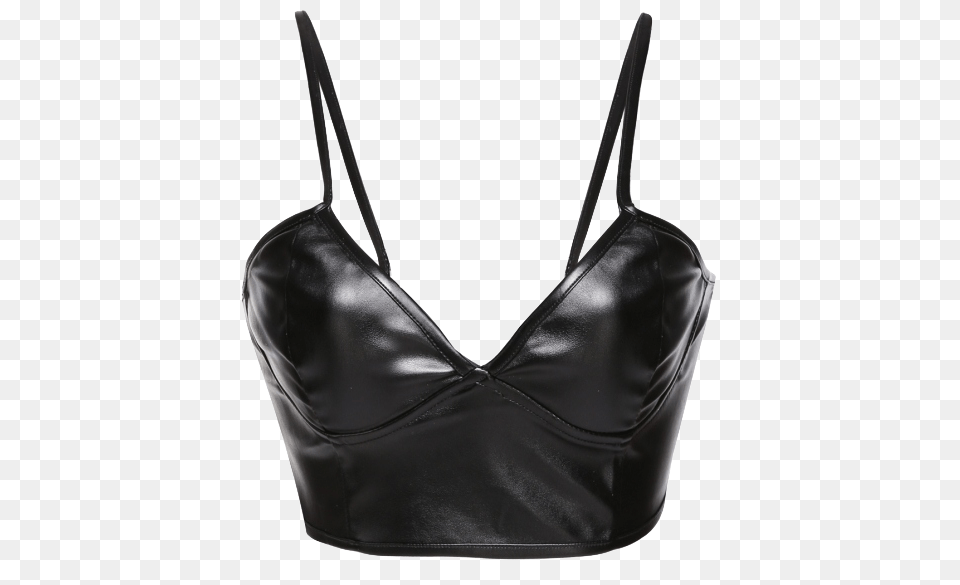 Synthetic Leather Bralette Cami Bustier Crop Top On Luulla, Accessories, Bag, Handbag, Clothing Free Transparent Png