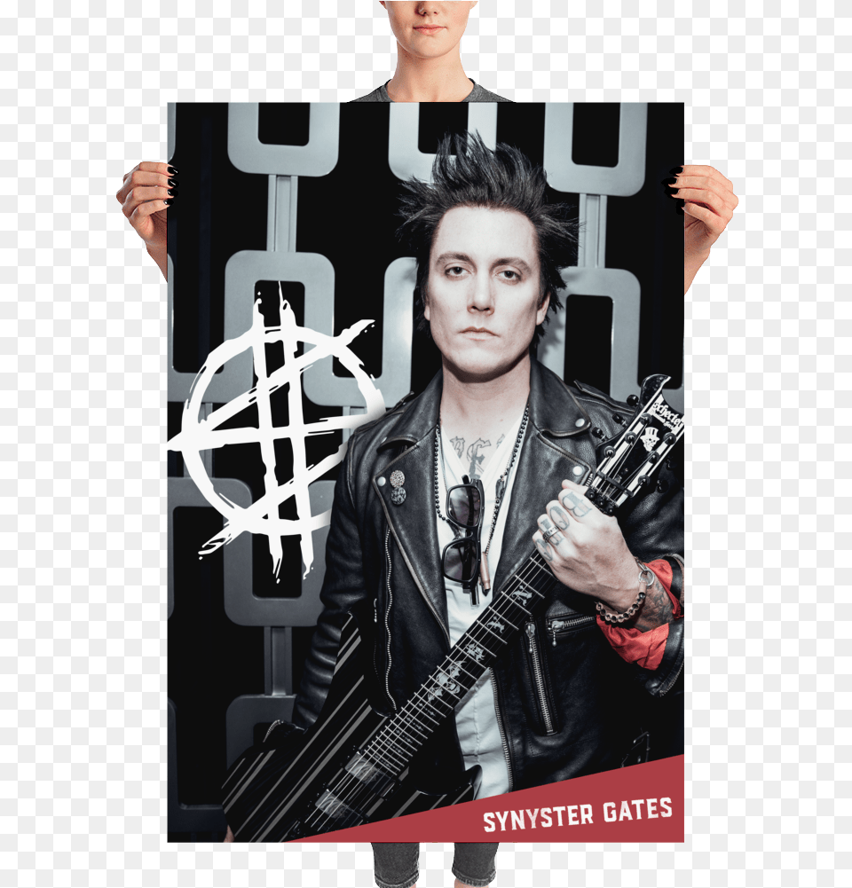 Synyster Gates Poster, Jacket, Coat, Clothing, Person Free Png