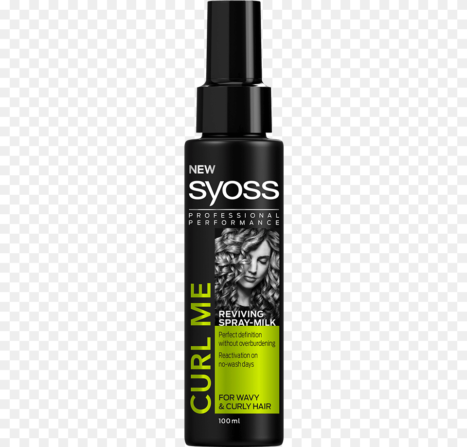 Syoss Com Care Curl Me Spray Syoss Shampoo, Adult, Female, Person, Woman Free Png