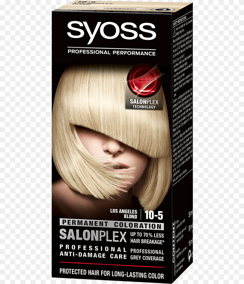 Syoss Com Color Salonplex 10 5 Los Angeles Blond Syoss, Adult, Advertisement, Female, Person Free Transparent Png