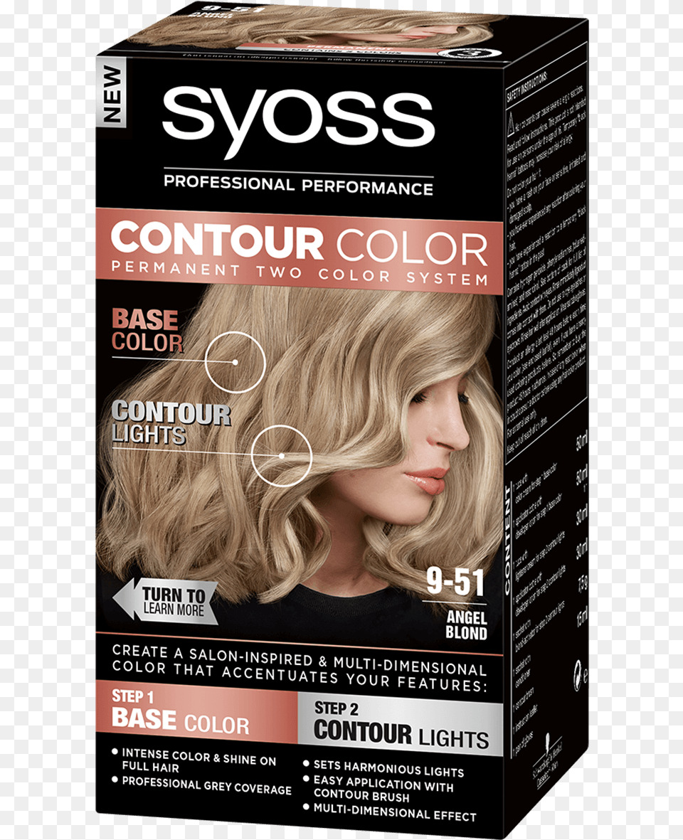 Syoss Com Contour Color 9 51 Angel Blond Syoss Contour Color, Adult, Advertisement, Female, Person Free Png