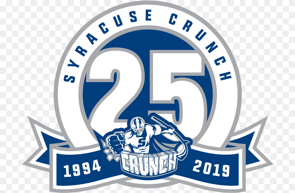 Syracuse Crunch Logo, Symbol, Baby, Person, Text Png Image