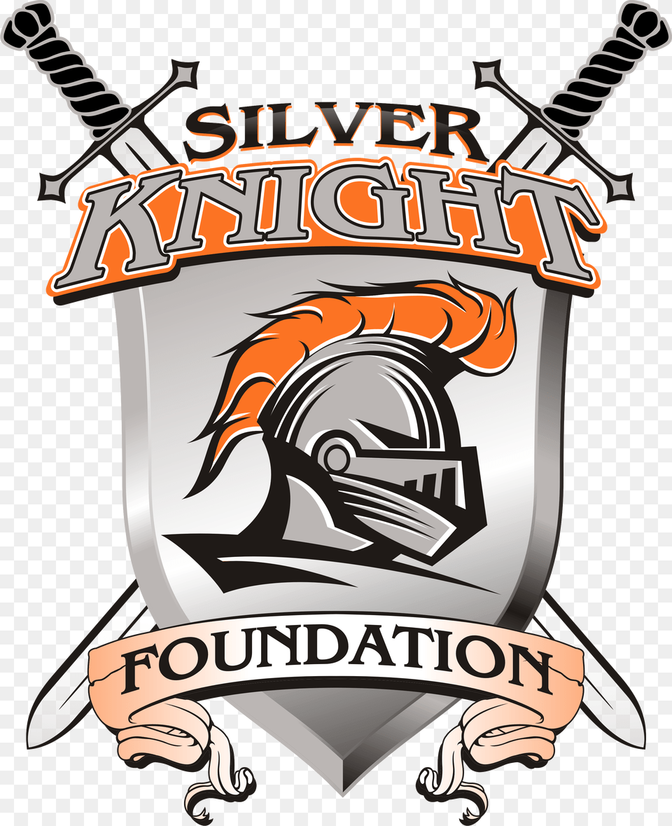 Syracuse Silver Knights Silver Knight Foundation Logo, Emblem, Symbol, Dynamite, Weapon Free Png