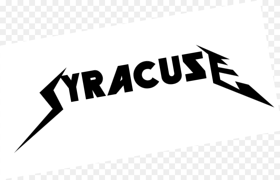 Syracuse University Metallica Battle Of The Books, Logo, Stencil, Text Png Image