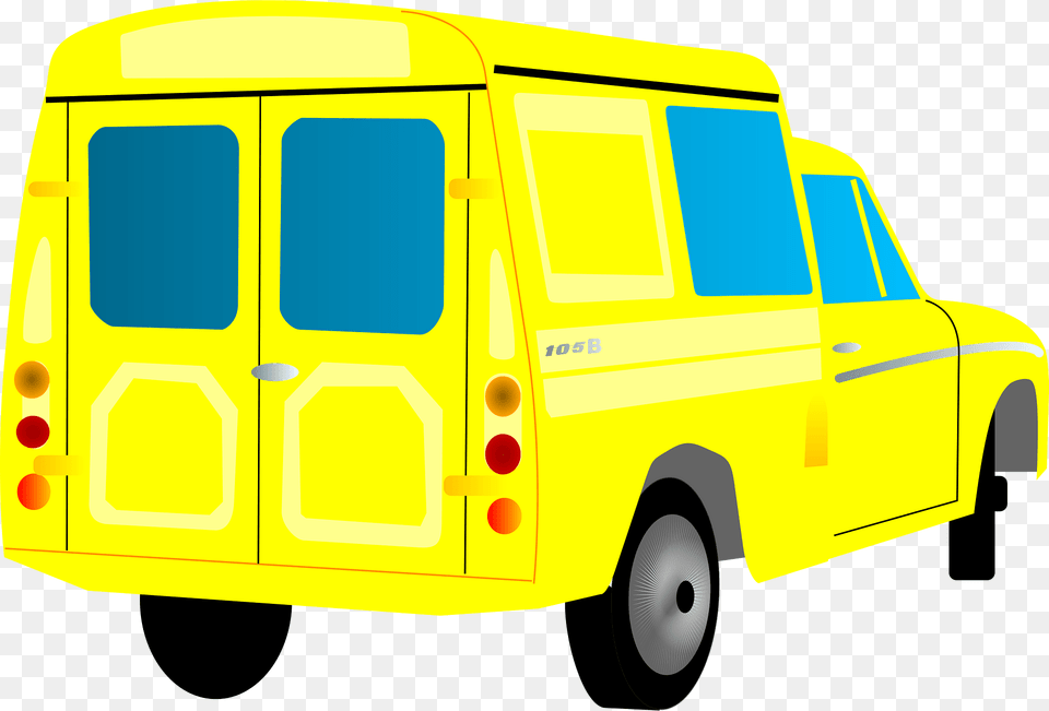 Syrena 105b Clipart, Transportation, Van, Vehicle, Machine Png